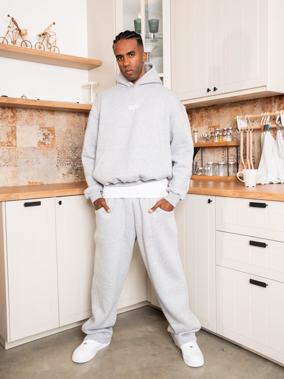 Wanted Gray Tracksuit